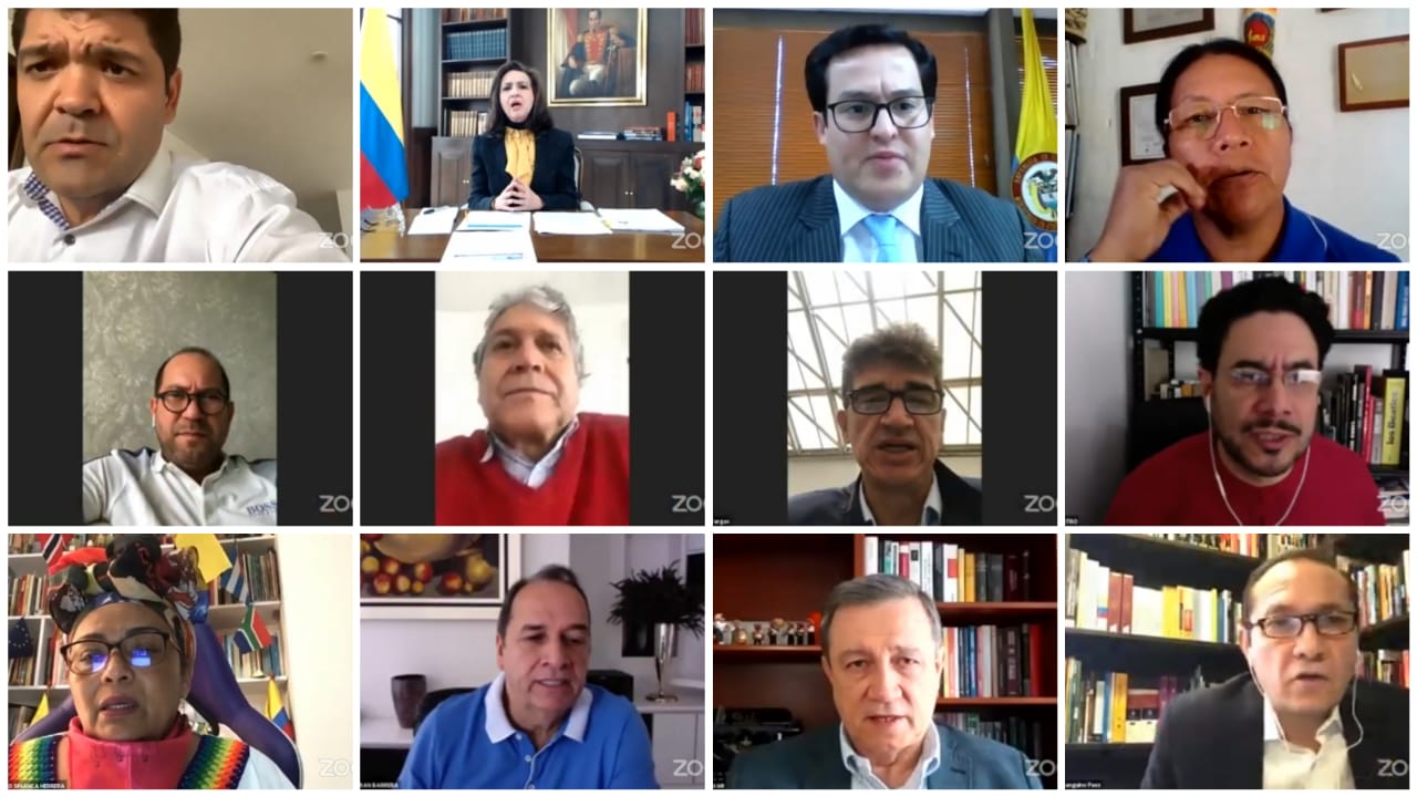 Sesión Virtual de la Comisión Segunda