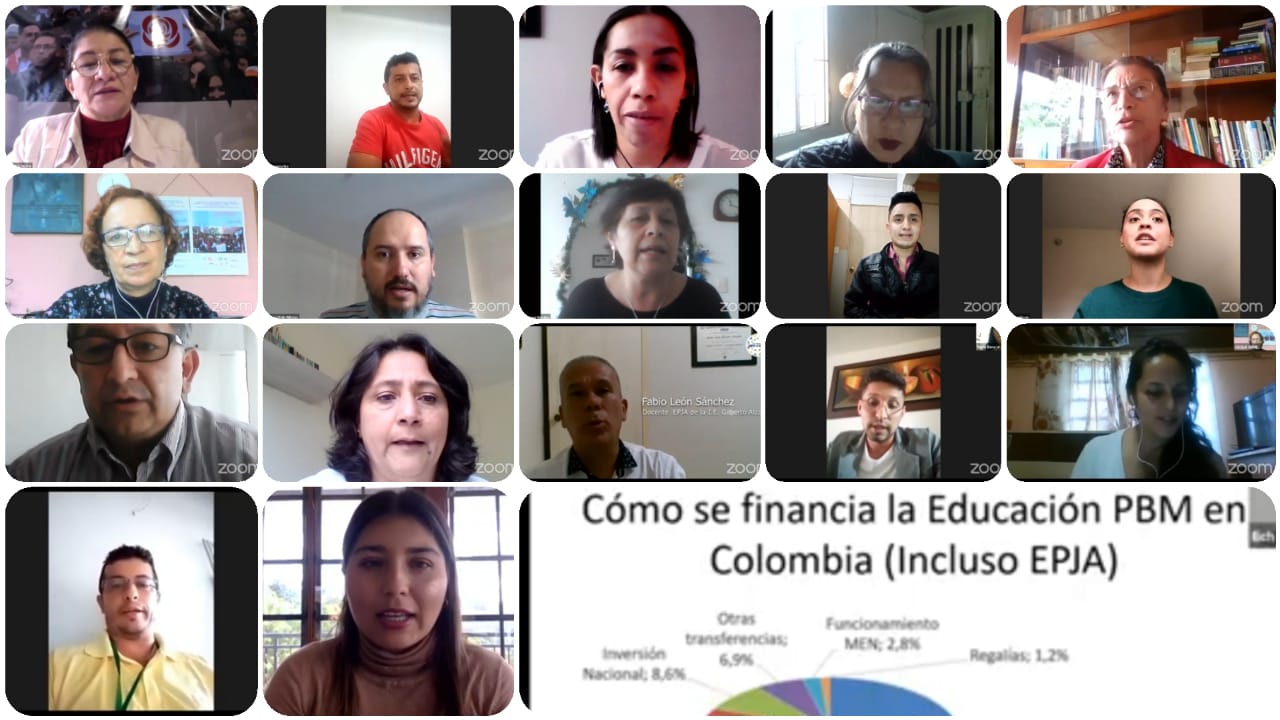 Collage audiencia educación